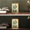 Abstract - Natuur - Kunst - Zon - Modern Light Box met kabel (Tafellamp) klein -sfeer3