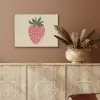 Aardbei - Minimalistisch - Rood - Fruit PET vilt klein -sfeer4
