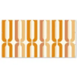 U-vorm - Retro - Oranje Balkonbeschermer Duitsland klein 596 -zz_3d