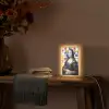 Mona Lisa - Mondriaan - Oude Meesters Light Box met kabel (Tafellamp) klein -sfeer4