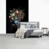 Bloemen - Art - Pastel - Quotes fotobehang vinyl groot -slaapkamer