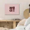 Nice - Uitroepteken - Roze PET vilt klein -sfeer3