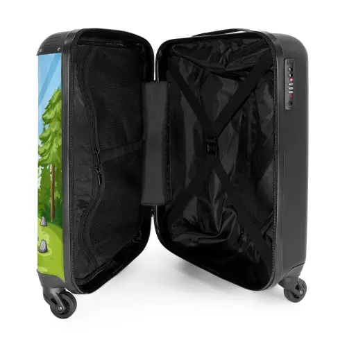 Wally werkbeer NBS - Handbagage koffer - Unisex middel -binnenkant