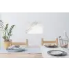 Marmer - Steen - Wit - Goud - Marmerlook - Steen - Luxe Muursticker klein -eettafel