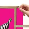 Banaan - Zebraprint - Roze Light Box met batterij (Wandlamp) middel -USP_websiteprintNL