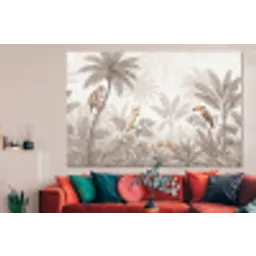 Jungle - Dieren - Palmbomen forex 5mm xxl -woonkamer