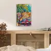 Luipaard - Kleurrijk - Tropisch plexiglas 5mm klein -sfeer4