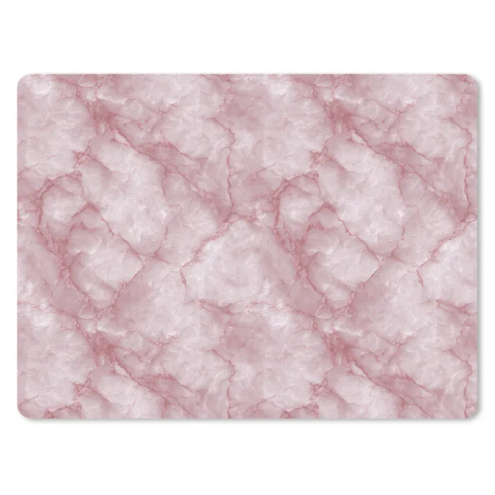 Roze - Kwartsmarmer - Aders muismat rubber klein 262 -3d