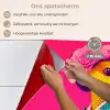 Hagedis - Bloemen - Roze - Kimono keuken achterwand spatscherm klein -spatscherm_NL