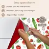 Tomaat - Paprika - Komkommer - Patroon keuken achterwand spatscherm klein 900 -spatscherm_NL
