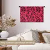 Roze - Slang - Motief Wandkleed katoen klein 269 -sfeer1