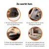 Valk - Vogel - Rots - Macht Inductie beschermer vinyl 3mm klein -zzzzzzz-td-werking