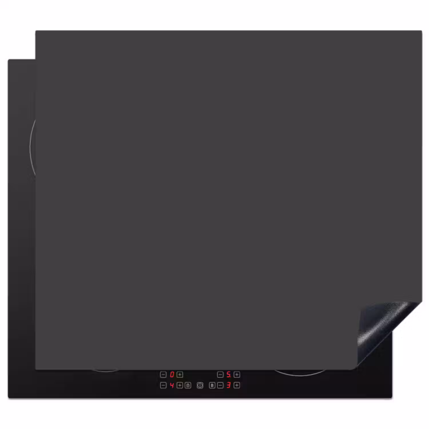 Inductie beschermer - Charcoal - Grijs- Grey