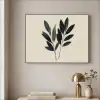 Ovaalvormige bladeren - Diep groen - Symmetrisch Textielframe - compleet frame klein -sfeer2