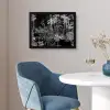 Tropisch - Jungle - Bomen - Bladeren fotolijst zwart zonder passe partout klein -sfeer4