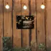 Lichtjes - Champagne - Dienblad - Glazen tuinposter los doek klein -sfeer1