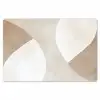 Bruin - Japandi - Abstract Placemat vinyl groot -zzsfeer1_Kitchenyeah-website