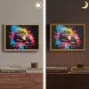 Graffiti - Sport - Auto - Formule 1 - Autosport Light Box met batterij (Wandlamp) middel -sfeer3