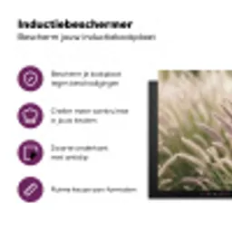 Gras - Close up - Groen Inductie beschermer vinyl 3mm middel -zzzzzzz-cc-usp
