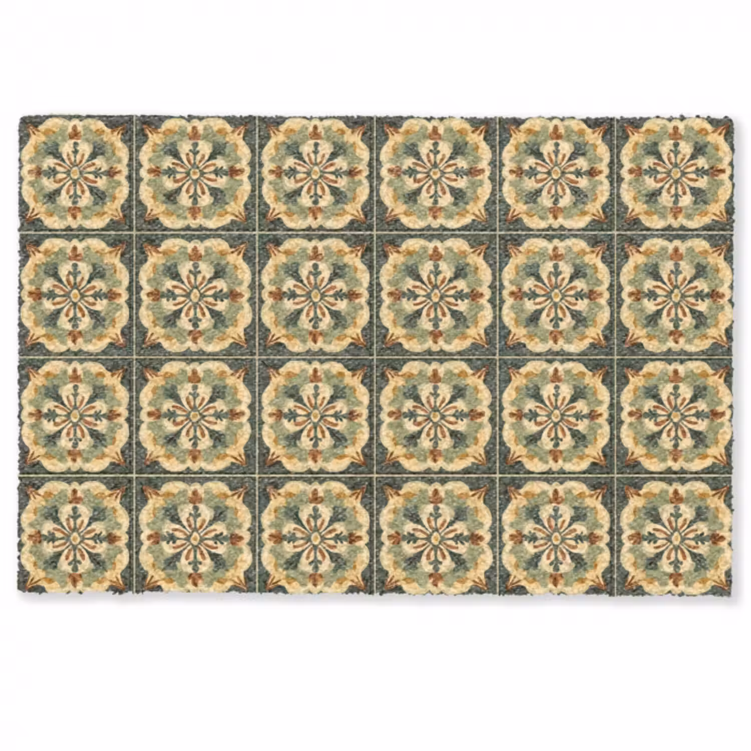 Fußmatte - Ornament - Muster - Grün