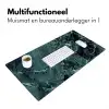 Marmer - Steen - Textuur - Marmerlook - Design Muismat XXL klein -sfeer4