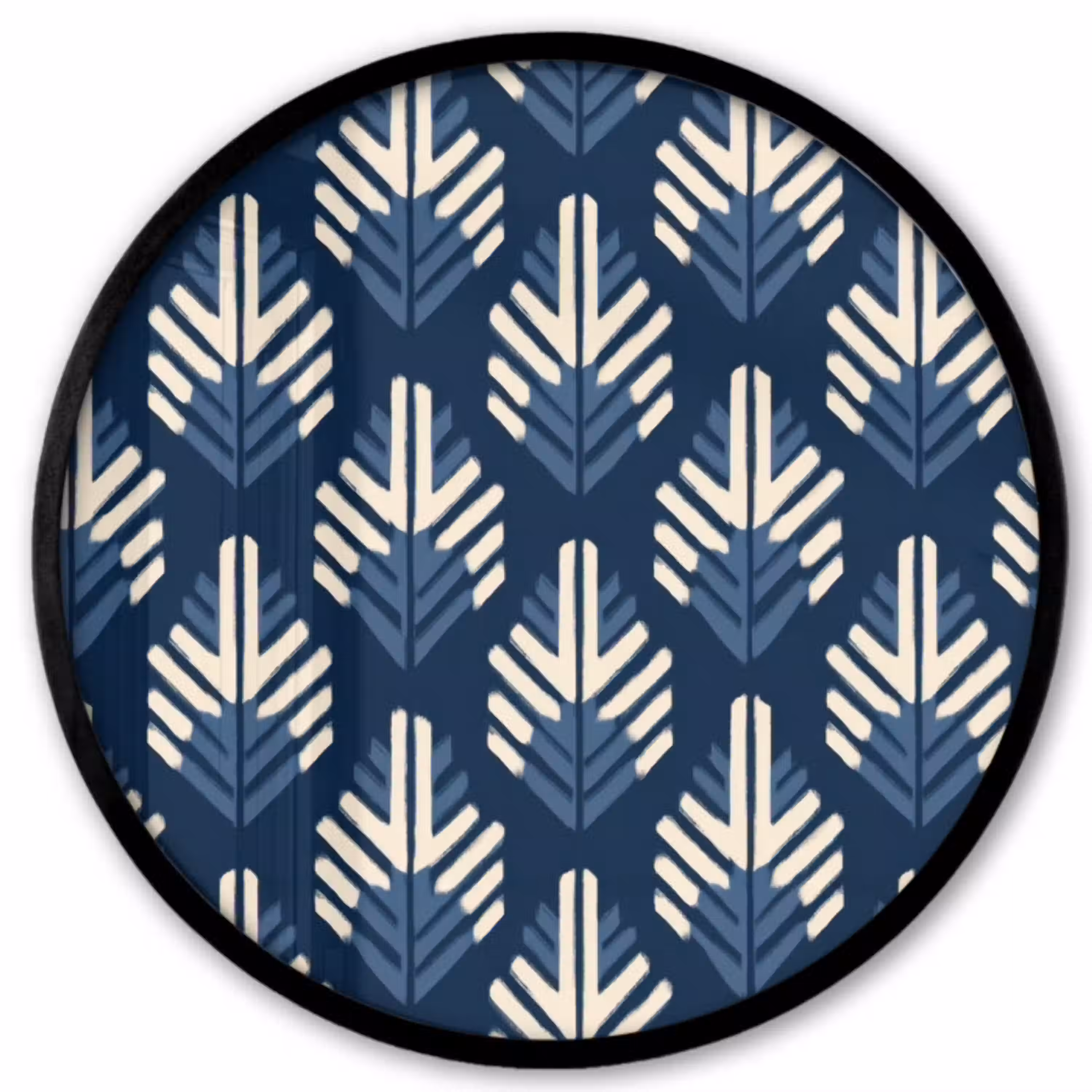 Modern - Patroon - Blauw Fotolijst rond zonder passe partout klein 856 -3d
