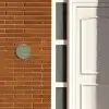 Olijfgroen - Klassiek Naambord Rond klein -sfeer3-rond-XS
