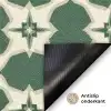 Tegel - Klassiek - Groen Deurmat klein 898 -antislip_NL