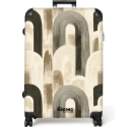Abstract - Patroon - Bogen NBS - Large koffer - Volwassenen Unisex groot -zzzzzzzzkaufland2