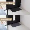Plaid - Patroon - Visgraad - Blauw Deurmat klein 898 -voor-na_NL