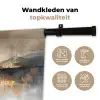 Abstract - Modern - Beige - Aesthetic - Goud Wandkleed katoen klein -sfeer2