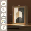 Geometrische - Vormen - Wit Light Box met kabel (Tafellamp) klein -USP_NL