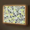 Camouflage - Groen - Blauw - Jongens - Kinderen Light Box met batterij (Wandlamp kind) middel -z3d_website