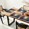 Meeuwen - Zonsondergang - Zee - Wolken Placemat vinyl groot -zzsfeer4_Kitchenyeah-website