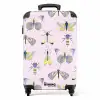 Summer memories - Vlinder en insectenpatroon NBS - Handbagage koffer - Kinderen Unisex middel -productfoto_recht