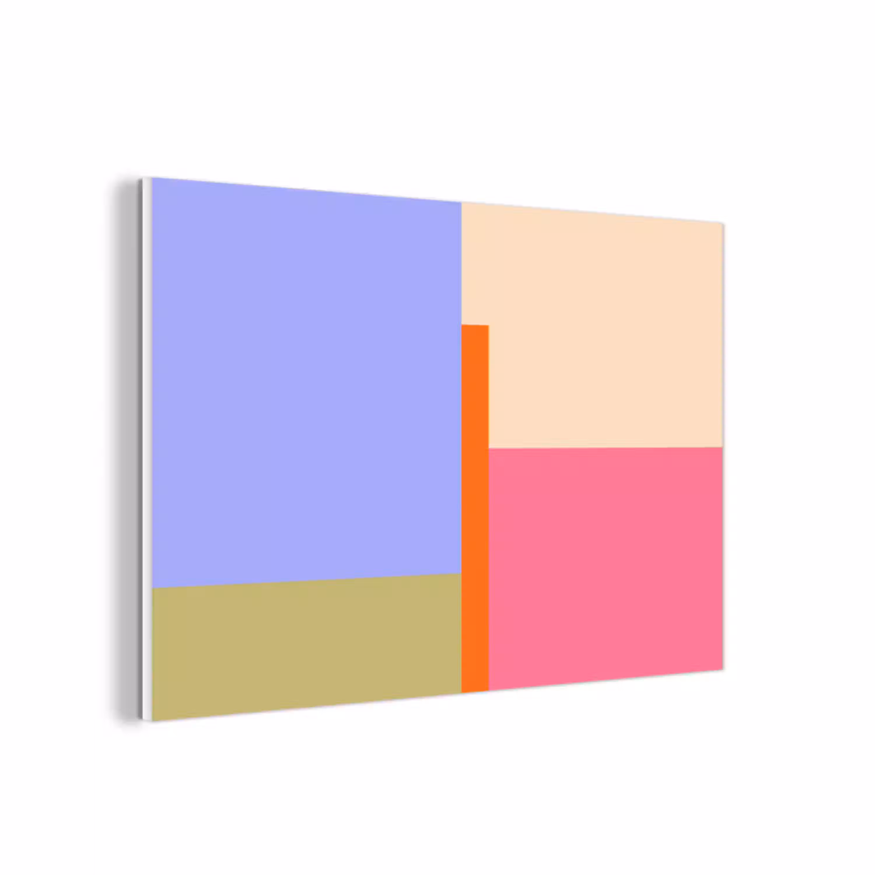 Abstract - Geometrie - Kunst - Modern - Kleurrijk forex 5mm xxl -3d