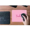 Toedeloe - Roze - Minimalistisch muismat rubber klein -toetsenbord