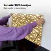 Abstract - Modern - Goud Inductie beschemer met haakjes klein 777 -ky-ophangen-nl