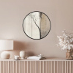 Wabi sabi - Plant - Beige Fotolijst rond zonder passe partout klein -sfeer3