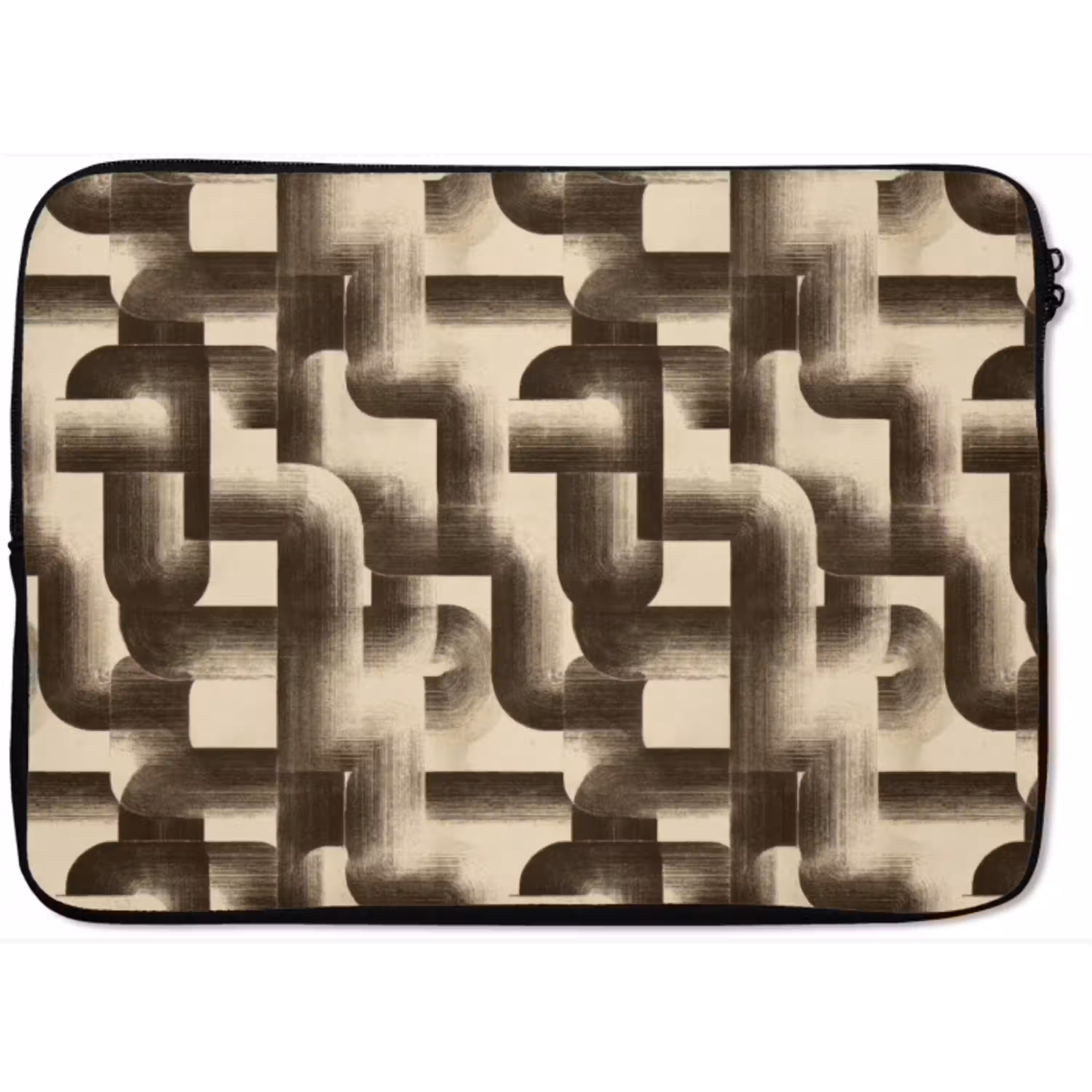 Abstract - Retro - Zwart laptophoes neopreen klein 279 -zkaufland3dotto