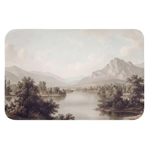 Klassiek - Landschap - Sereen Badmat klein -3d