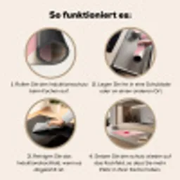 Kers - Slagroom - Roze Inductie beschermer vinyl 3mm middel -tsfeer9_DE