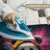 Panda met oranje jas en verfspetters Wandkleed katoen klein -sfeer9