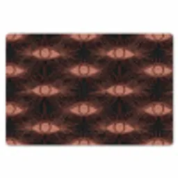 Boheems - Oog - Bruin Placemat vinyl groot 368 -zzsfeer1_Kitchenyeah-website