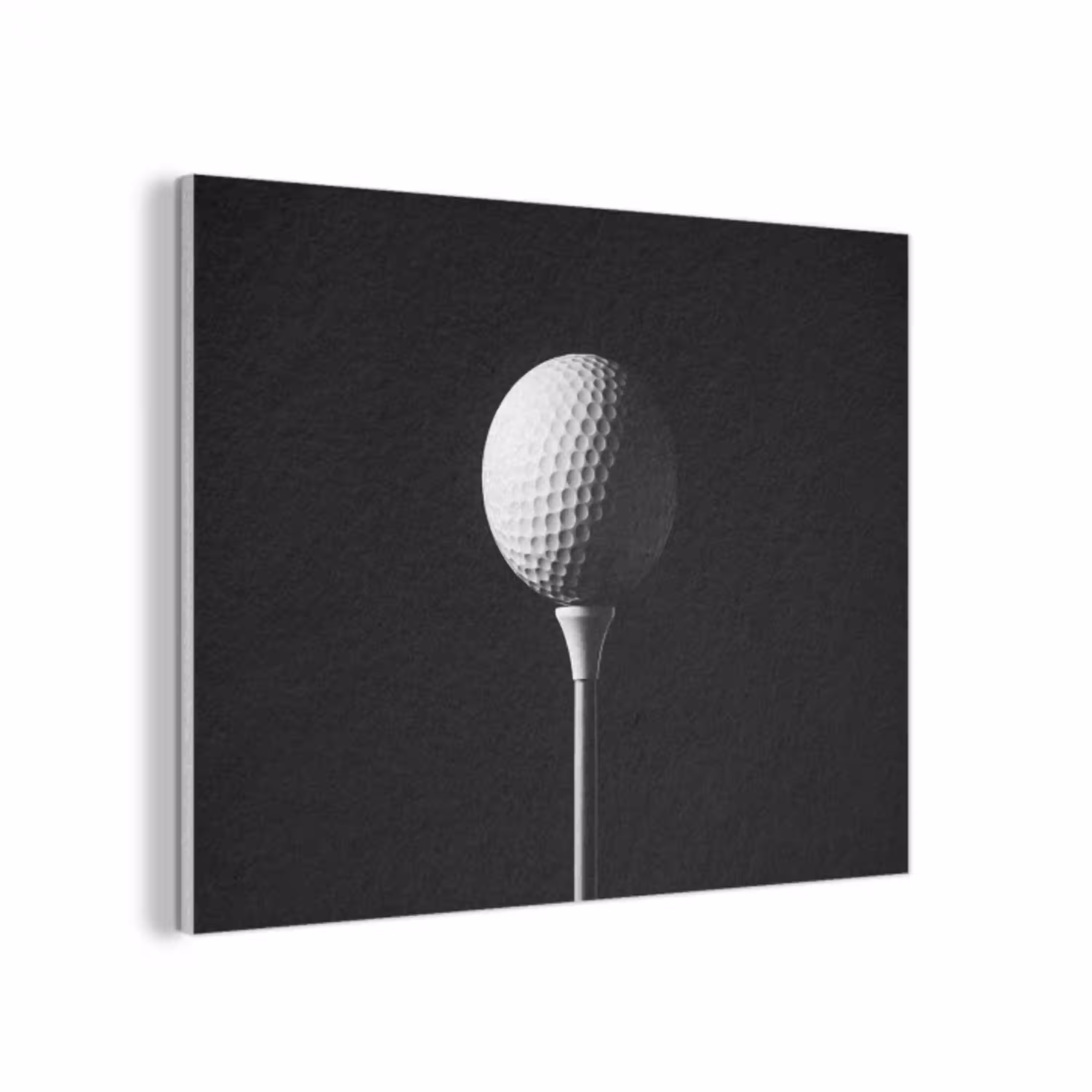 Golfbal - Minimalistisch - Wit PET vilt klein -3d