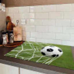 Voetbal - Goal - Net - Sport Inductie beschermer vinyl 3mm klein -sfeer3