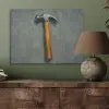 Hamer - Schilderij - Gereedschap PET vilt klein -sfeer2