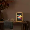 Graffiti - Sport - Tafeltennis - Verf Light Box met kabel (Tafellamp) klein -sfeer4