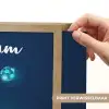 Voetballer - Blauw - Neon Light Box met batterij (Wandlamp kind) middel -USP_websiteprintNL