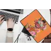 Vlinders - Vrouw - Zonnebril - Kleurrijk laptophoes neopreen klein -bureau